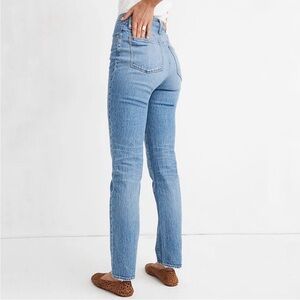 Madewell Full Length Classic Straight Leg Jeans Eastend Wash Size 25 Like New